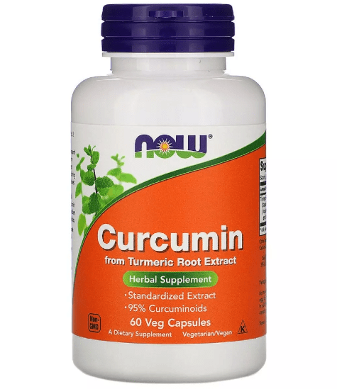 Now Куркумін NOW Foods Curcumin 630 mg 60 Softgels, , 60 шт.