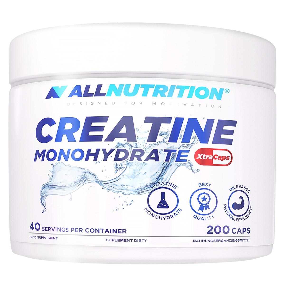 Креатин моногидрат AllNutrition Creatine Monohydrate Xtra Caps (400 капс) оллнутришн,  мл, AllNutrition. Креатин моногидрат. Набор массы Энергия и выносливость Увеличение силы 