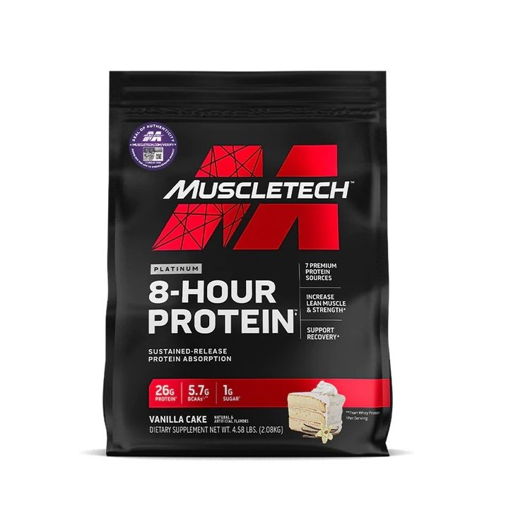 Протеин Muscletech Platinum 8-Hour Protein, 2 кг Ваниль,  ml, MuscleTech. Protein. Mass Gain recovery Anti-catabolic properties 