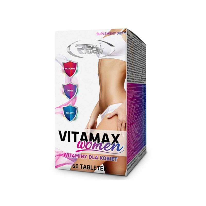 Витамины и минералы Real Pharm Vitamax Women, 60 таблеток, СРОК 09.21,  ml, Real Pharm. Vitaminas y minerales. General Health Immunity enhancement 