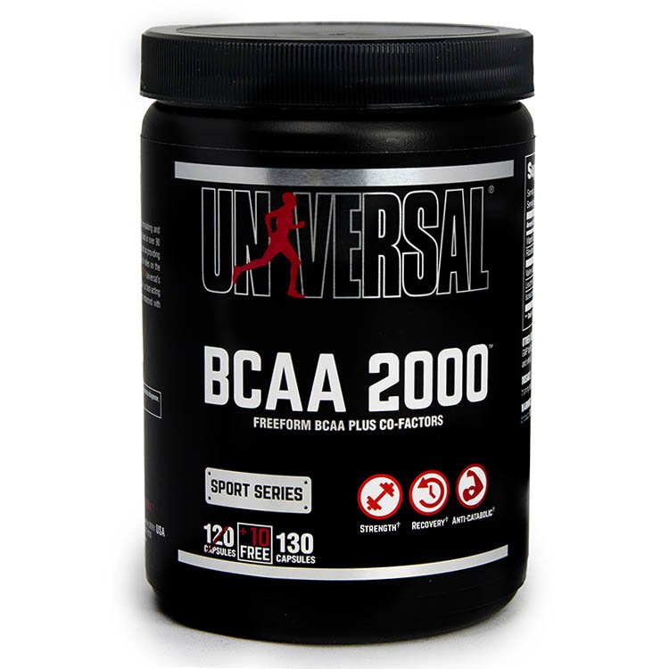 BCAA Universal BCAA 2000, 120 капсул,  мл, Twinlab. BCAA. Снижение веса Восстановление Антикатаболические свойства Сухая мышечная масса 