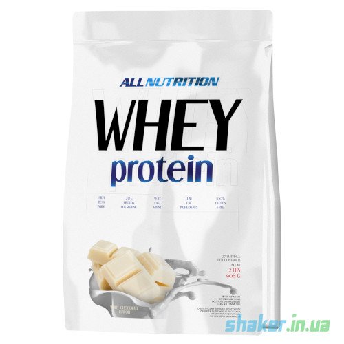 AllNutrition Сывороточный протеин концентрат All Nutrition Whey Protein (908 г) алл нутришн вей vanilla, , 0.908 