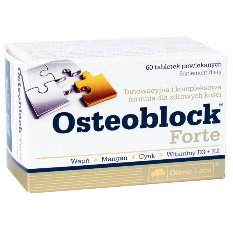 Для суставов и связок Olimp Osteoblock Forte, 60 таблеток,  ml, Olimp Labs. For joints and ligaments. General Health Ligament and Joint strengthening 
