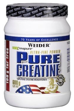 Pure Creatine, 600 g, Weider. Creatine monohydrate. Mass Gain Energy & Endurance Strength enhancement 