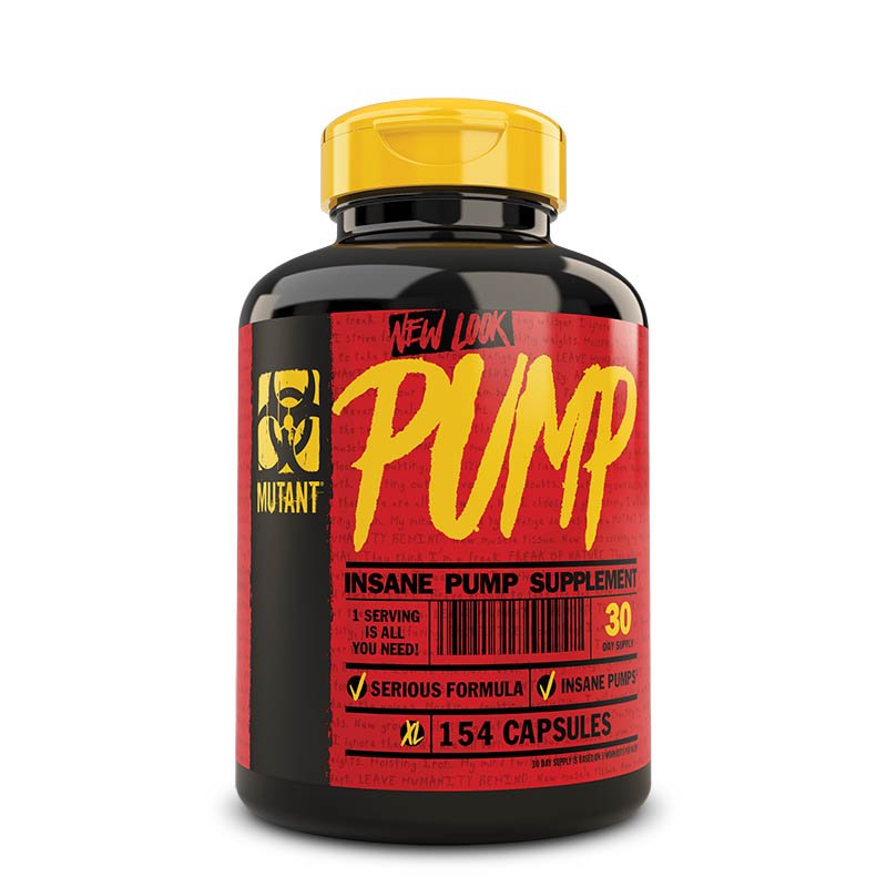 Предтренировочный комплекс Mutant Pump, 154 капсул,  ml, Mutant. Pre Workout. Energy & Endurance 