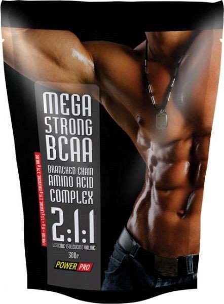 Амінокислоти Mega Strong BCAA 2:1:1 Power Pro,  мл, Power Pro. BCAA. Снижение веса Восстановление Антикатаболические свойства Сухая мышечная масса 