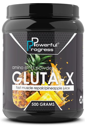 Powerful Progress Gluta-X 500 г Яблоко,  ml, Powerful Progress. Glutamine. Mass Gain recovery Anti-catabolic properties 