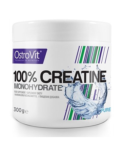 100% Creatine Monohydrate, 300 g, OstroVit. Monohidrato de creatina. Mass Gain Energy & Endurance Strength enhancement 