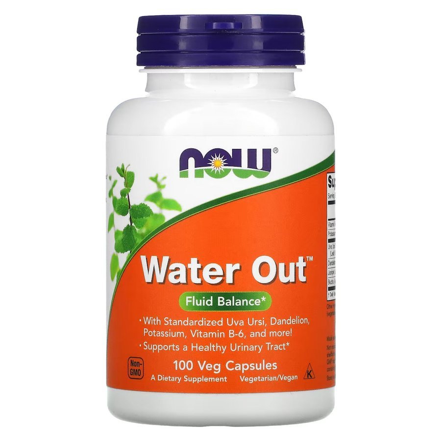 Натуральная добавка NOW Water Out, 100 вегакапсул,  мл, Now. Hатуральные продукты. Поддержание здоровья 