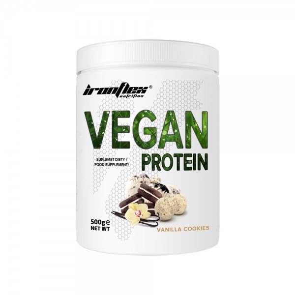 IronFlex Протеин IronFlex Vegan Protein, 500 грамм Ваниль-печенье, , 500 грамм