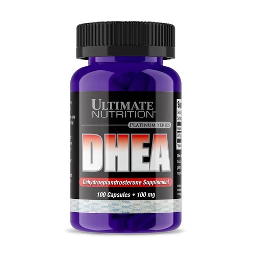 Стимулятор тестостерона Ultimate DHEA 100 mg, 100 капсул,  мл, Ultimate Nutrition. Бустер тестостерона. Поддержание здоровья Повышение либидо Aнаболические свойства Повышение тестостерона 