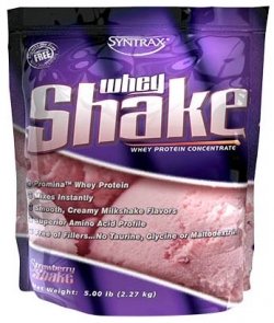 Whey Shake, 2200 g, Syntrax. Whey Protein. स्वास्थ्य लाभ Anti-catabolic properties Lean muscle mass 