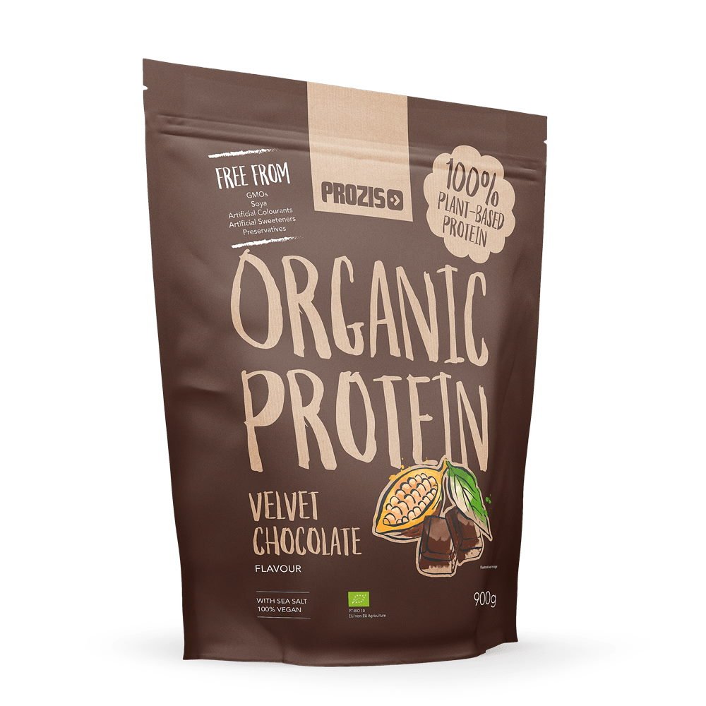 Протеин Prozis Organic Vegetable Protein, 900 грамм Шоколад,  ml, Protein Factory. Protein. Mass Gain स्वास्थ्य लाभ Anti-catabolic properties 