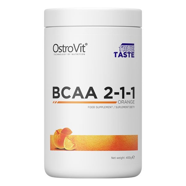 BCAA OstroVit BCAA 2-1-1, 400 грамм Апельсин,  ml, OstroVit. BCAA. Weight Loss recuperación Anti-catabolic properties Lean muscle mass 