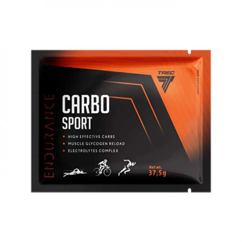Гейнер Trec Nutrition Carbo Sport, 37.5 грамм Апельсин,  мл, Trec Nutrition. Гейнер. Набор массы Энергия и выносливость Восстановление 