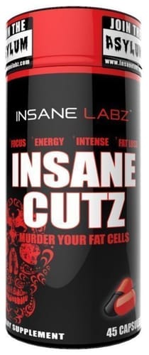 Insane Cutz, 45 piezas, Insane Labz. Quemador de grasa. Weight Loss Fat burning 