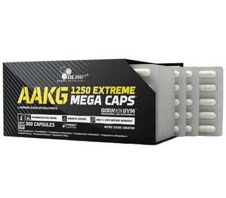 Аминокислота Olimp AAKG 1250 Extreme Mega Caps, 300 капсул,  мл, Olimp Labs. Аминокислоты. 