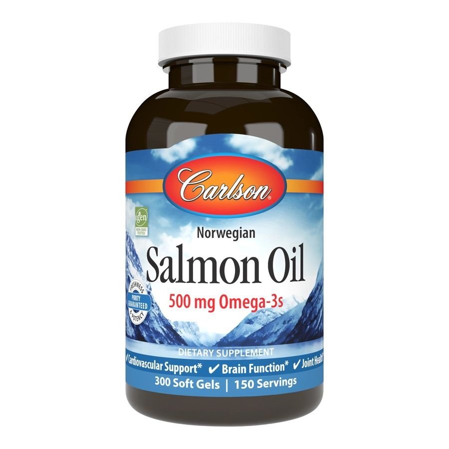 Жирные кислоты Carlson Labs Salmon Oil, 300 капсул,  ml, Carlson Labs. Grasas. General Health 