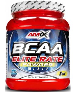 BCAA Elite Rate Powder, 350 г, AMIX. BCAA. Снижение веса Восстановление Антикатаболические свойства Сухая мышечная масса 