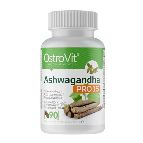 Ashwagandha Pro 15, 90 pcs, OstroVit. Special supplements. 
