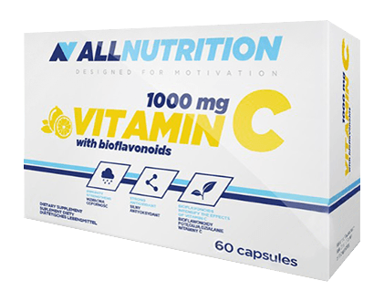 Vitamin C 1000 mg, 60 шт, AllNutrition. Витамин C. Поддержание здоровья Укрепление иммунитета 