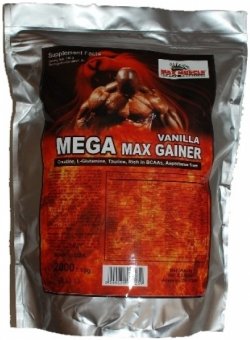 Mega Max Gainer, 2000 г, Max Muscle. Гейнер. Набор массы Энергия и выносливость Восстановление 