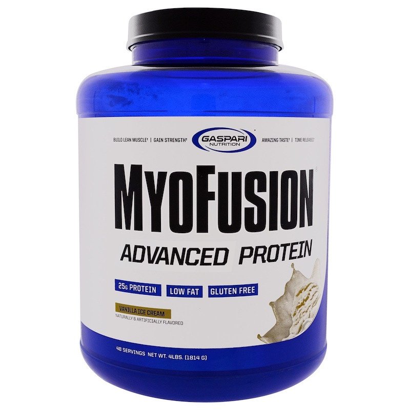 Gaspari Nutrition Сывороточный протеин концентрат Gaspari Nutrition MyoFusion Advanced Protein 1814 грамм Ваниль, ,