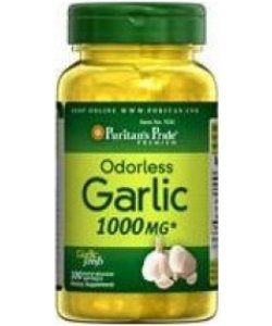 Odorless Garlic 1000 mg, 100 шт, Puritan's Pride. Спец препараты. 