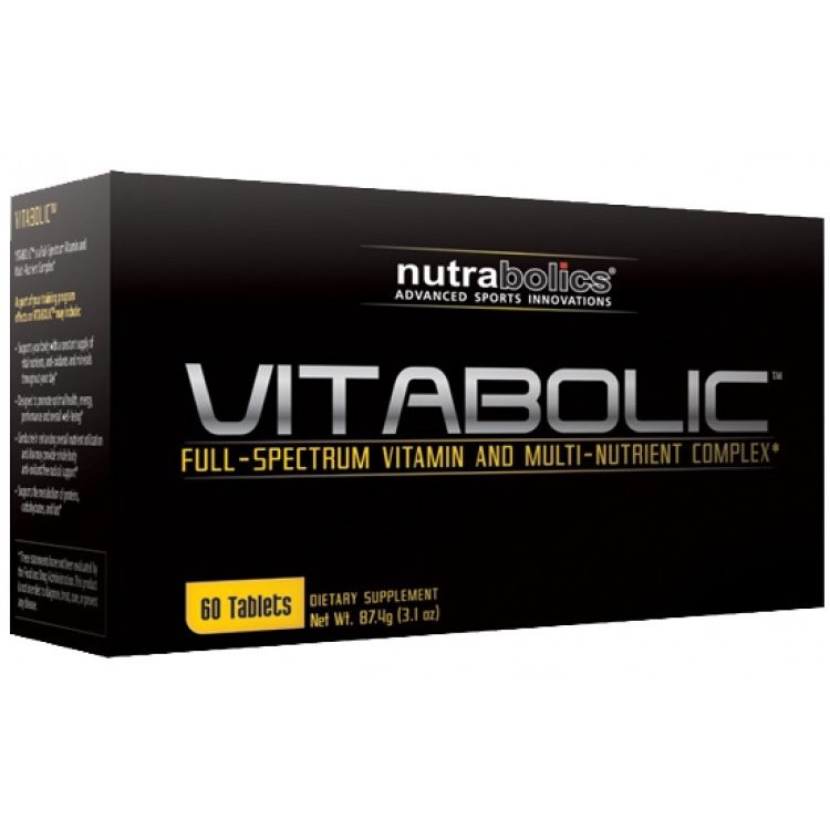 Vitabolic, 60 pcs, Nutrabolics. Vitamin Mineral Complex. General Health Immunity enhancement 
