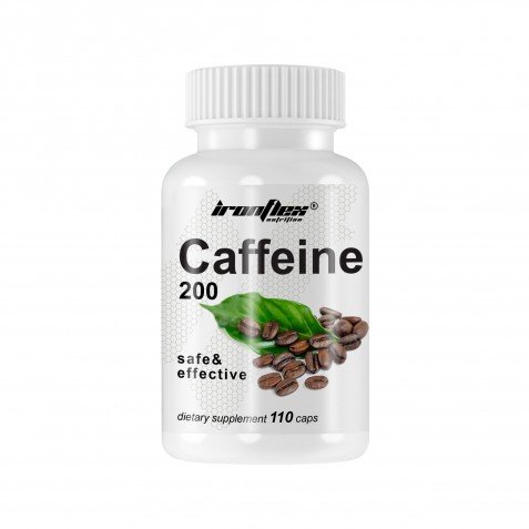 Предтренировочный комплекс IronFlex Caffeine 200, 110 капсул СРОК 07.21,  ml, IronFlex. Pre Workout. Energy & Endurance 