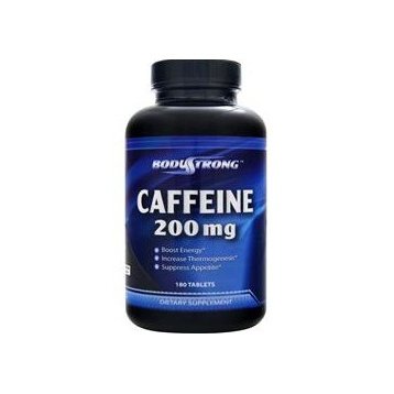 Caffeine, 180 шт, BodyStrong. Кофеин. Энергия и выносливость Увеличение силы 