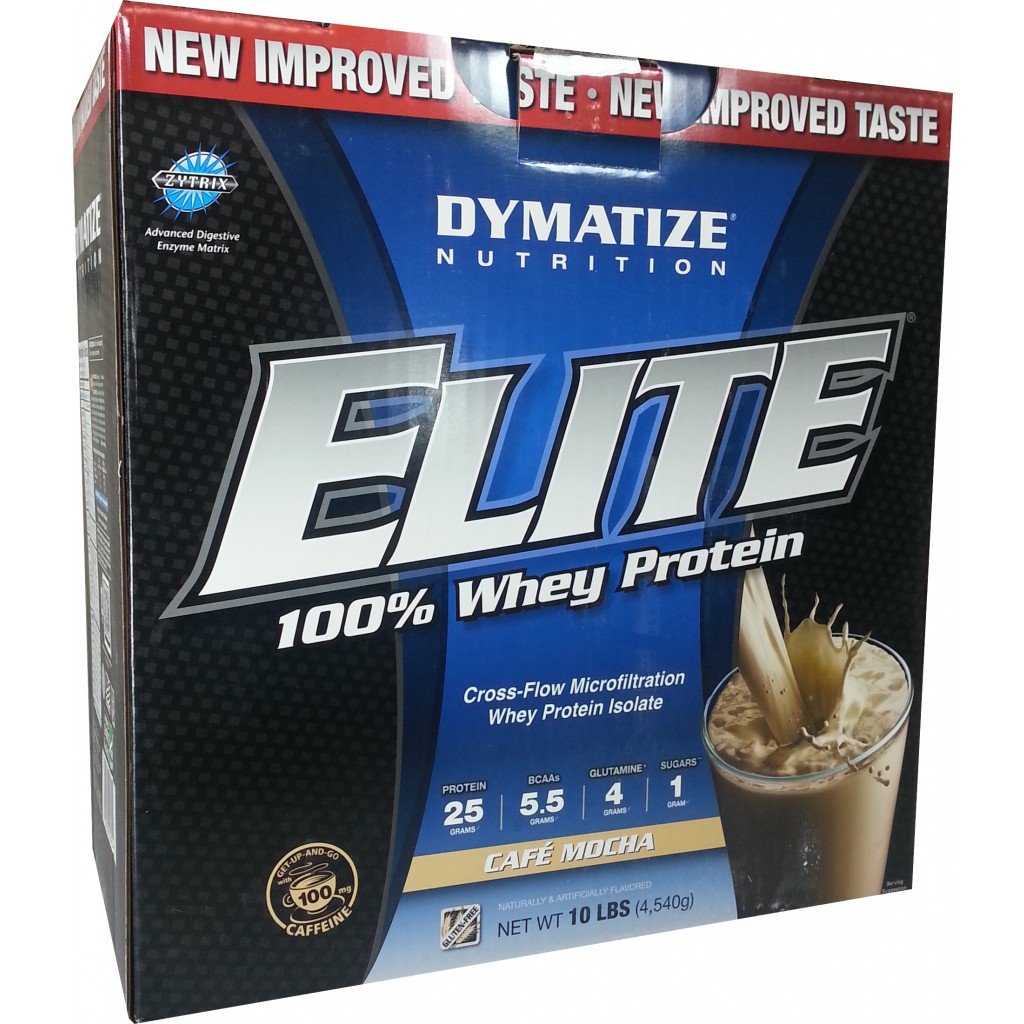 Elite 100% Whey Protein, 4540 г, Dymatize Nutrition. Комплекс сывороточных протеинов. 
