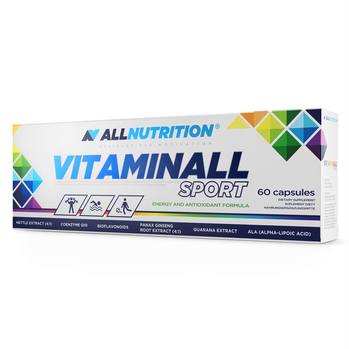 Витамины и минералы AllNutrition Sport VitaminAll, 60 капсул,  мл, AllNutrition. Витамины и минералы. Поддержание здоровья Укрепление иммунитета 