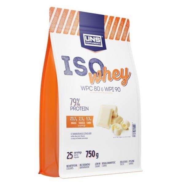 Сывороточный протеин изолят UNS Iso Whey (750 г) юнс Orange Cheesecake,  мл, UNS. Сывороточный изолят. Сухая мышечная масса Снижение веса Восстановление Антикатаболические свойства 