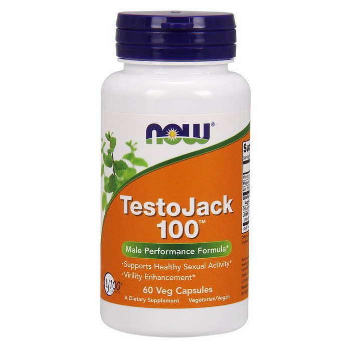 Бустер тестостерона Now Foods Testo Jack 100 (60 капс) нау фудс тесто джек,  ml, Now. Testosterone Booster. General Health Libido enhancing Anabolic properties Testosterone enhancement 