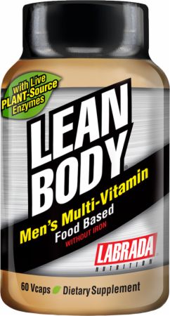 Lean Body Men's Multi-Vitamin, 60 pcs, Labrada. Vitamin Mineral Complex. General Health Immunity enhancement 