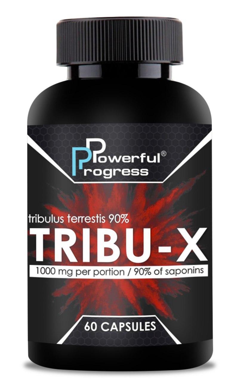 Препарат для підвищення тестостерону Powerful Progress Tribu-X,  ml, Powerful Progress. Tribulus. General Health Libido enhancing Testosterone enhancement Anabolic properties 