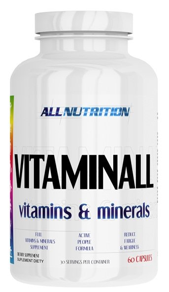 Витамины и минералы AllNutrition VitaminALL Vitamins and Minerals, 60 капсул,  мл, AllNutrition. Витамины и минералы. Поддержание здоровья Укрепление иммунитета 