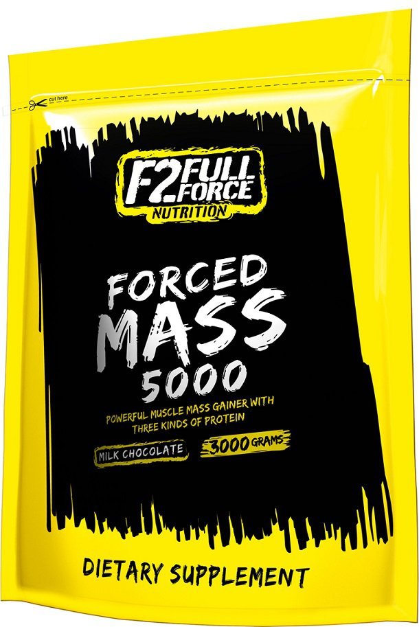 Forced Mass 5000, 3000 g, Full Force. Gainer. Mass Gain Energy & Endurance recovery 