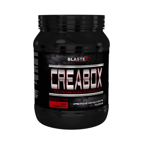 Creabox, 400 pcs, Blastex. Creatine monohydrate. Mass Gain Energy & Endurance Strength enhancement 
