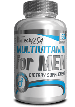 BioTech  Multivitamin for Men 60 шт. / 30 servings,  ml, BioTech. Vitamin Mineral Complex. General Health Immunity enhancement 