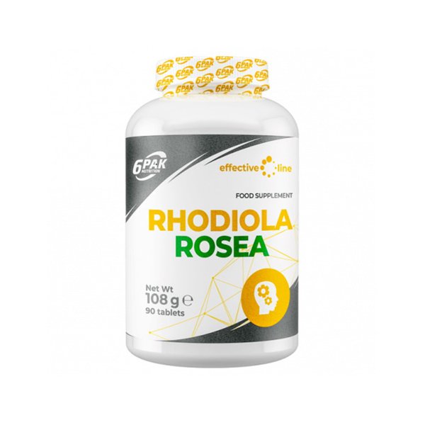 Натуральная добавка 6PAK Nutrition Rhodiola Rosea, 90 таблеток,  мл, 6PAK Nutrition. Hатуральные продукты. Поддержание здоровья 