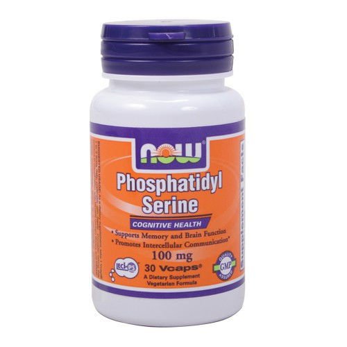 Now Phosphatidyl Serine 100 mg, , 30 pcs