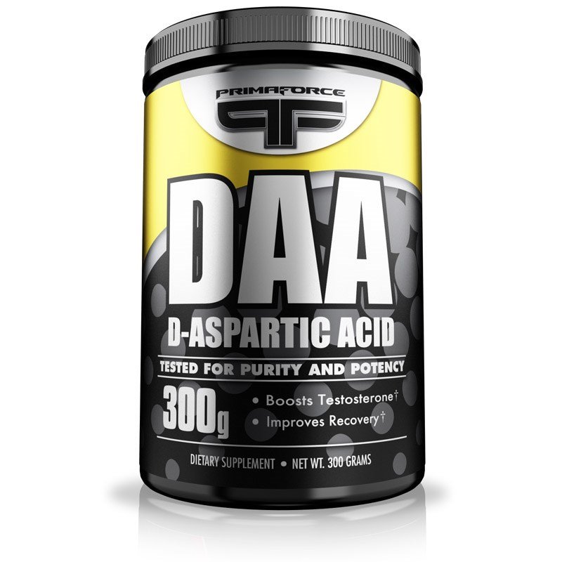 D-Aspartic Acid, 300 g, PrimaForce. Testosterone Booster. General Health Libido enhancing Anabolic properties Testosterone enhancement 