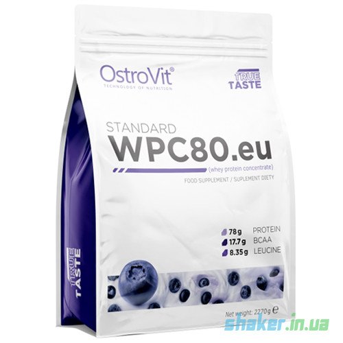 OstroVit Сывороточный протеин концентрат OstroVit WPC80.eu (2,27 кг) островит вей biscuit cream, , 2.27 