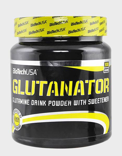 Glutanator, 300 g, BioTech. Glutamine. Mass Gain recovery Anti-catabolic properties 