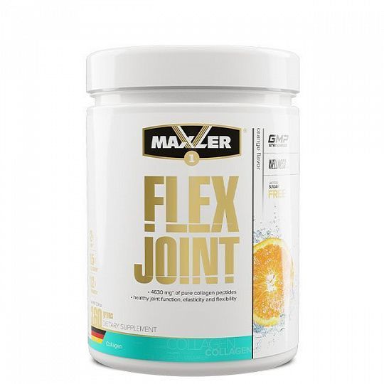 Для суставов и связок Maxler Flex Joint, 360 грамм Апельсин,  ml, Maxler. For joints and ligaments. General Health Ligament and Joint strengthening 
