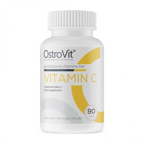 Vitamin C OstroVit 90 tabs,  ml, OstroVit. Vitamin C. General Health Immunity enhancement 