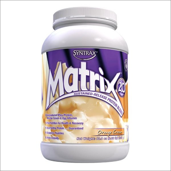 Протеин Syntrax Matrix, 908 грамм Апельсин,  ml, Syntrax. Protein. Mass Gain recovery Anti-catabolic properties 