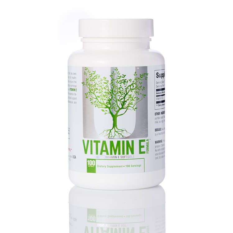 UN VITAMIN E - 400 100 sof,  мл, Universal Nutrition. Витамин E. Поддержание здоровья Антиоксидантные свойства 
